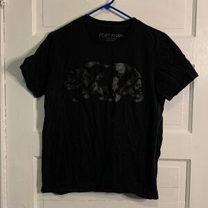Fort Knox Black Graphic T-Shirt Size Medium